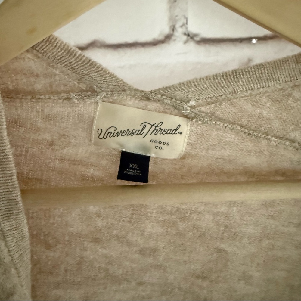 Universal Thread Light Tan Open-Front Cardigan - Picture 4 of 4